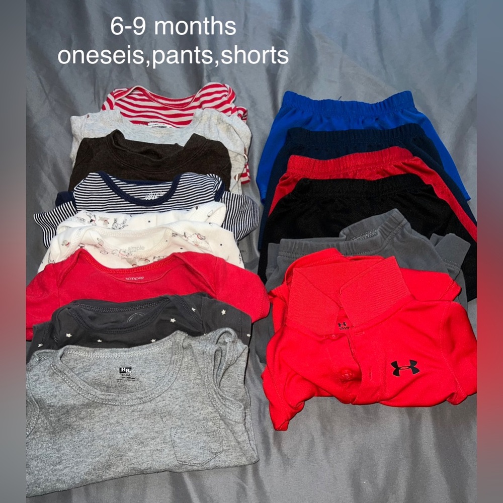 6-9 months old baby boy clothes bundles (14pcs)